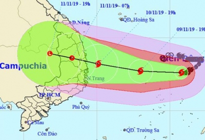 Dự báo thời tiết 9/11, bão số 6 giật cấp 15, biển động dữ dội