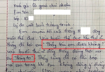 Diễn biến bất ngờ vụ thầy giáo bị tố nói 