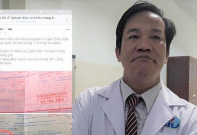 Cách chức giám đốc bệnh viện quận Gò Vấp bị tố gom khẩu trang bán kiếm lời