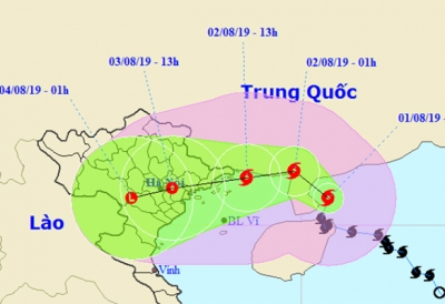 Bão số 3 giật cấp 12 bẻ hướng, thẳng tiến Quảng Ninh-Thái Bình