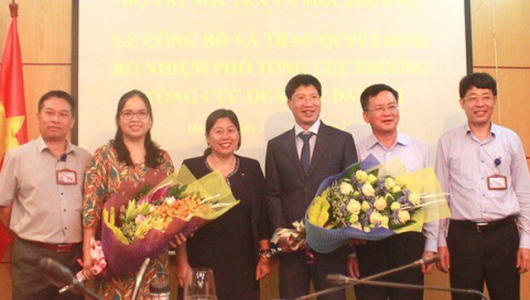 Bổ nhiệm 2 tân Phó Tổng Cục trưởng Quản lý đất đai