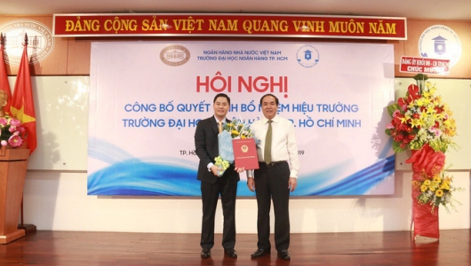 Trường ĐH Ngân hàng TP HCM có tân hiệu trưởng