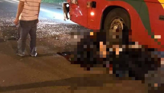 Tông vào đầu xe khách, 2 lính nghĩa vụ Công an TP Buôn Ma Thuột thương vong