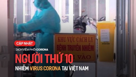 Ca bệnh thứ 10 dương tính với virus corona ở Việt Nam